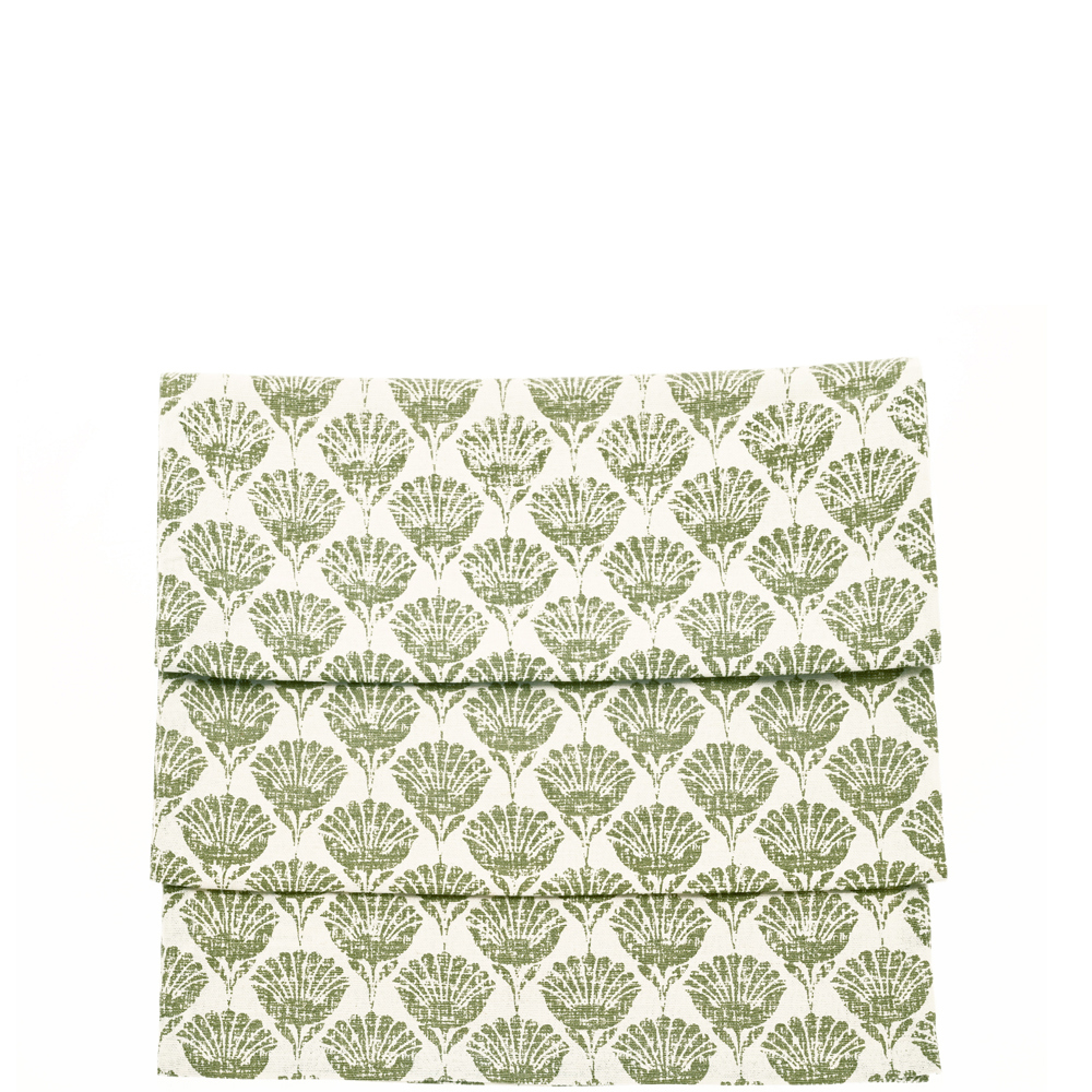 Walton & Co Olive Carnation Table Runner